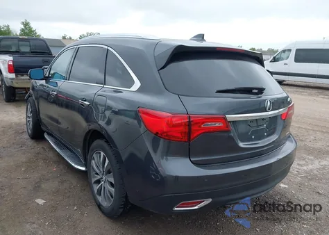 2016 Acura Mdx from USA, damaged, VIN 5FRYD4H62GB059181